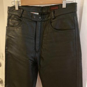 Vanguard Leather Motorcycle Pants - 32"W x 30"L